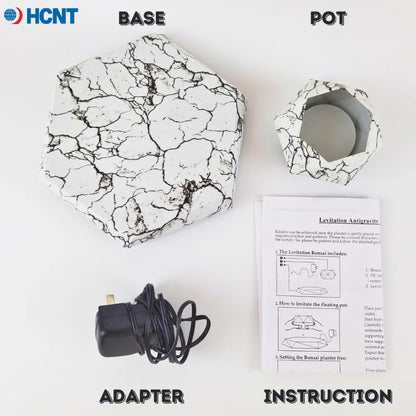 Floating Plant Pot Planter Suspension Air Bonsai Pot Flower Pot Levitating Plant Pot for Home Office