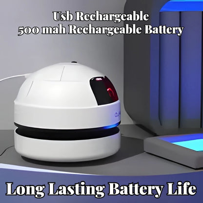 Vacuum Cleaner Desktop Mini Rechargeable-Car Vacuum & Automatic Rubber Shavings & Keyboard Dust Extractor for Portable Cleaning