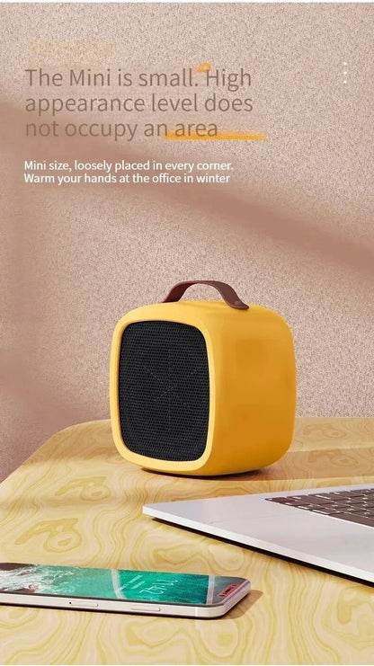Xiaomi Mini Portable Heaters Desktop Mutes Fast Heating Warmer Fan 500W PTC-Ceramic Warm Air Heaters for Indoor Office Winter