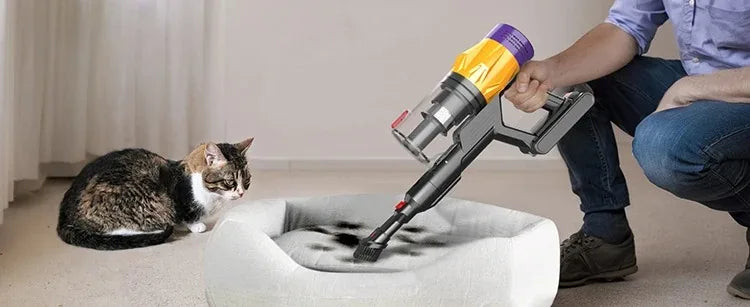 2025 MPQU V18 50kPa 550W Wireless Vacuum Cleaner Touch Control Screen Removable Battery 3 Power Mode Rechargeable Vacuum Cleaner