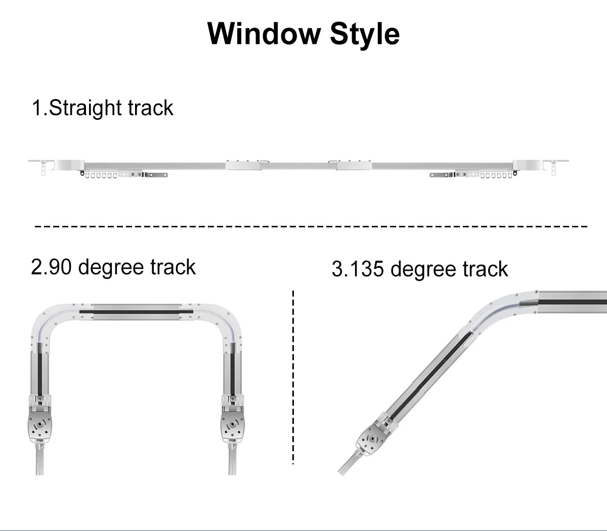 OneSmart Tuya Smart Life Wifi Zigbee Electric Smart Curtains Drive Motor Rail Rod Track System Support Google Assistant Alexa