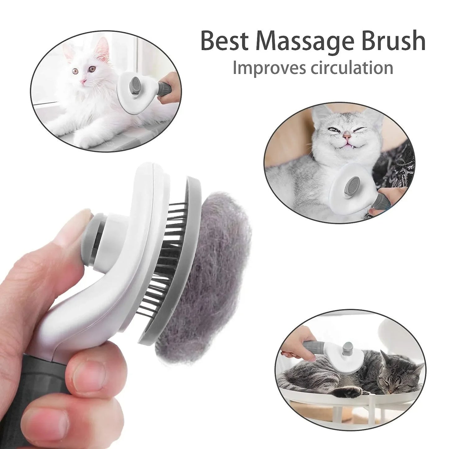 Pet Dog Brush Dog Hair Remover Dogs and Cats Pets Dogs Accessories Beauty Tools Cat Comb For Grooming Removes Hairs Supplies