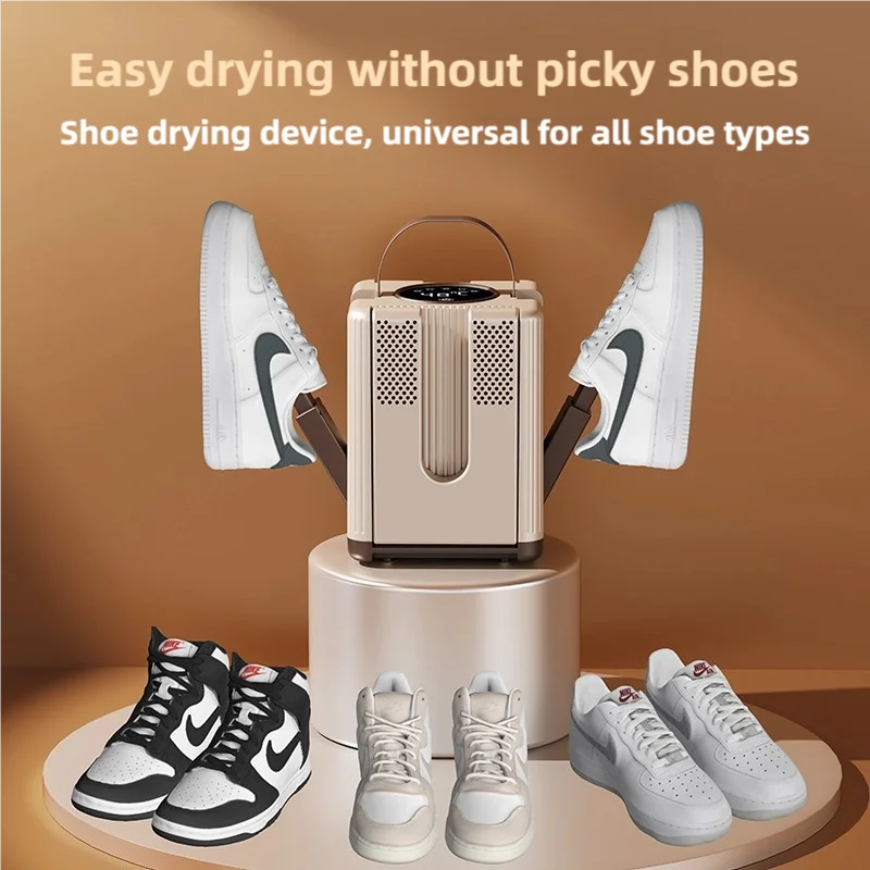 TINSOL New Six-Arm Folding Telescopic Shoe Dryer 220V Winter Deodorization Dehumidification Sterilization Shoe Dryer Socks Dryer