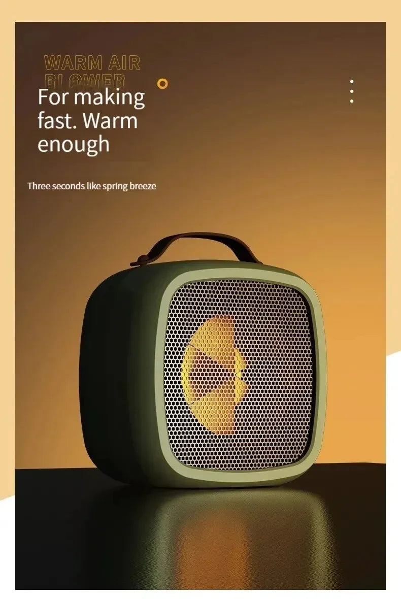 Xiaomi Mini Portable Heaters Desktop Mutes Fast Heating Warmer Fan 500W PTC-Ceramic Warm Air Heaters for Indoor Office Winter