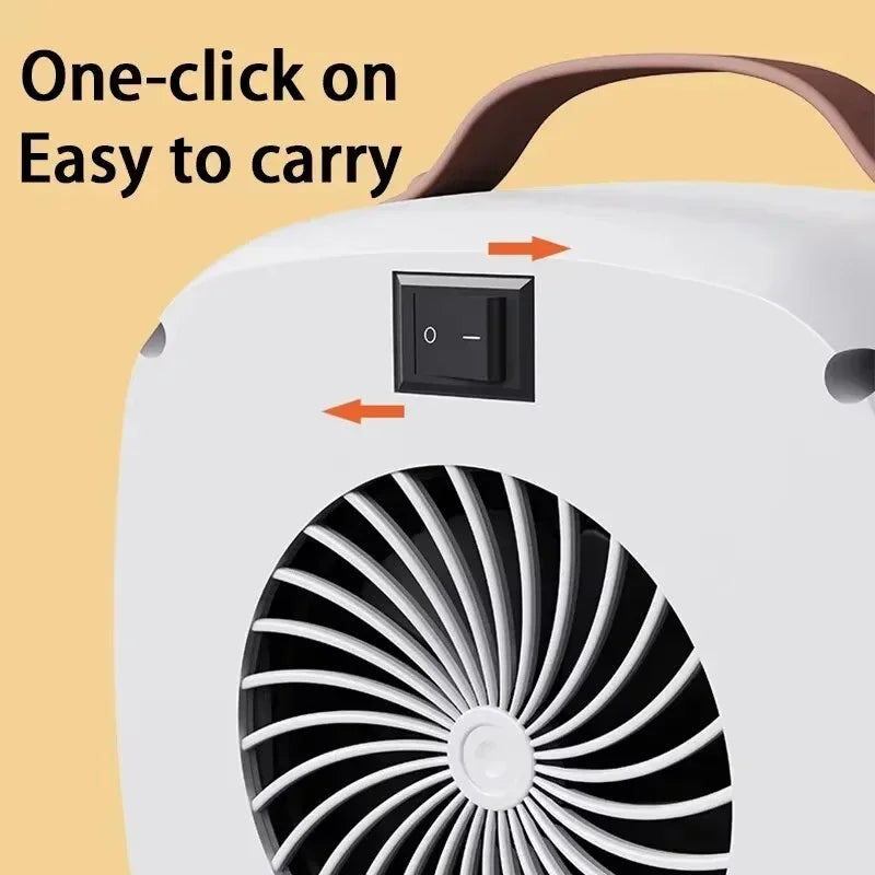 Xiaomi Mini Portable Heaters Desktop Mutes Fast Heating Warmer Fan 500W PTC-Ceramic Warm Air Heaters for Indoor Office Winter