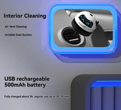 Vacuum Cleaner Desktop Mini Rechargeable-Car Vacuum & Automatic Rubber Shavings & Keyboard Dust Extractor for Portable Cleaning