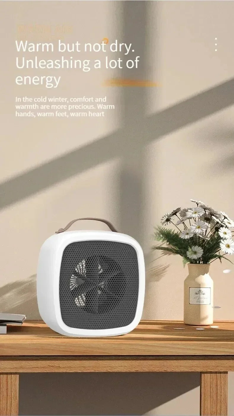 Xiaomi Mini Portable Heaters Desktop Mutes Fast Heating Warmer Fan 500W PTC-Ceramic Warm Air Heaters for Indoor Office Winter