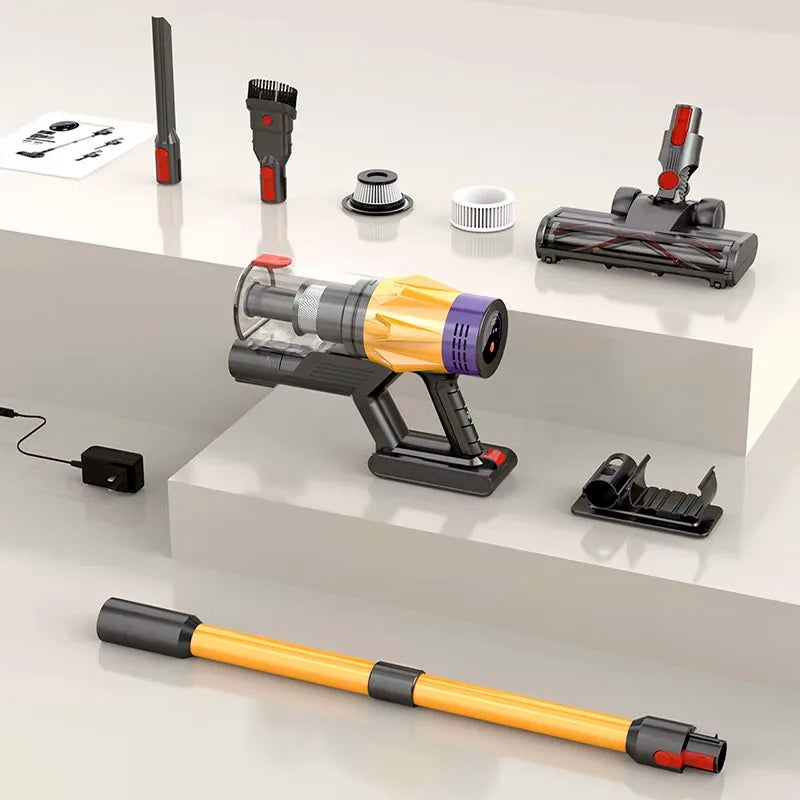 2025 MPQU V18 50kPa 550W Wireless Vacuum Cleaner Touch Control Screen Removable Battery 3 Power Mode Rechargeable Vacuum Cleaner