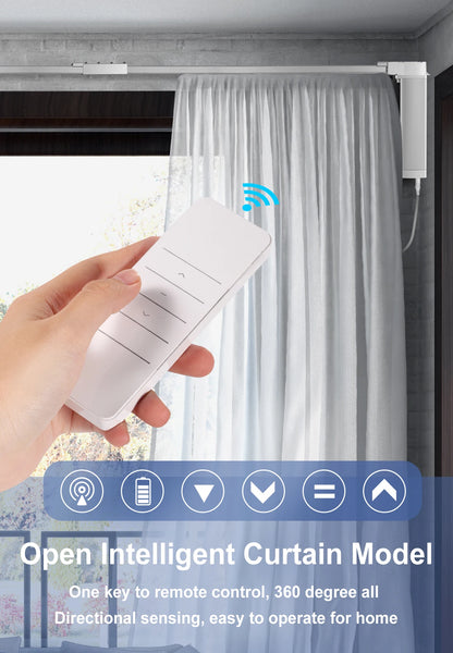 OneSmart Tuya Smart Life Wifi Zigbee Electric Smart Curtains Drive Motor Rail Rod Track System Support Google Assistant Alexa
