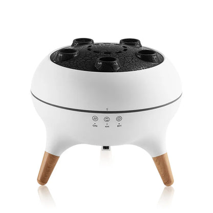 Dynamic multi-spray aromatherapy machine, desktop flame humidifier, household smoke ring jellyfish spray humidifier