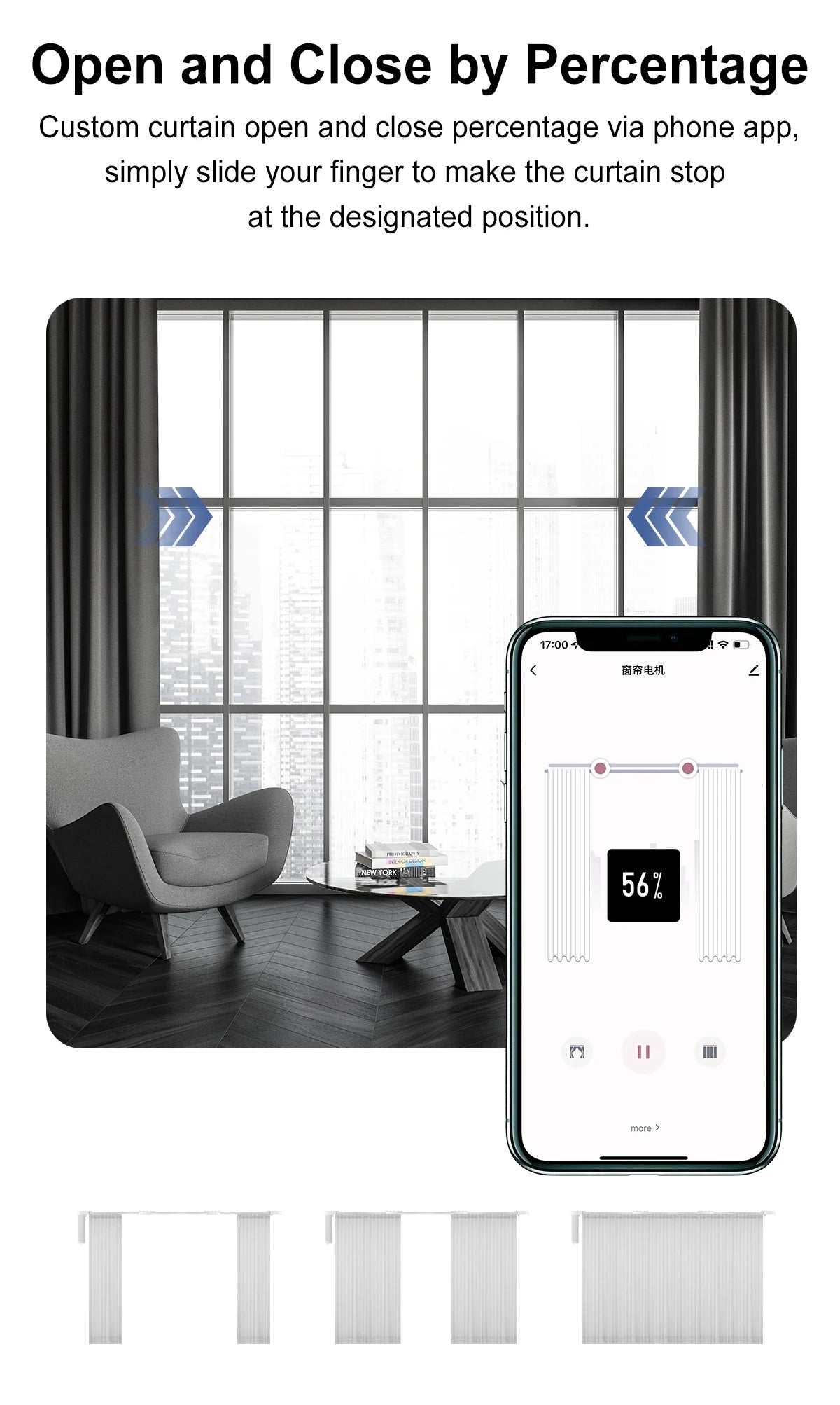 OneSmart Tuya Smart Life Wifi Zigbee Electric Smart Curtains Drive Motor Rail Rod Track System Support Google Assistant Alexa