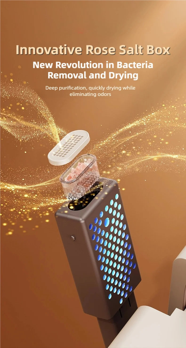 TINSOL New Six-Arm Folding Telescopic Shoe Dryer 220V Winter Deodorization Dehumidification Sterilization Shoe Dryer Socks Dryer