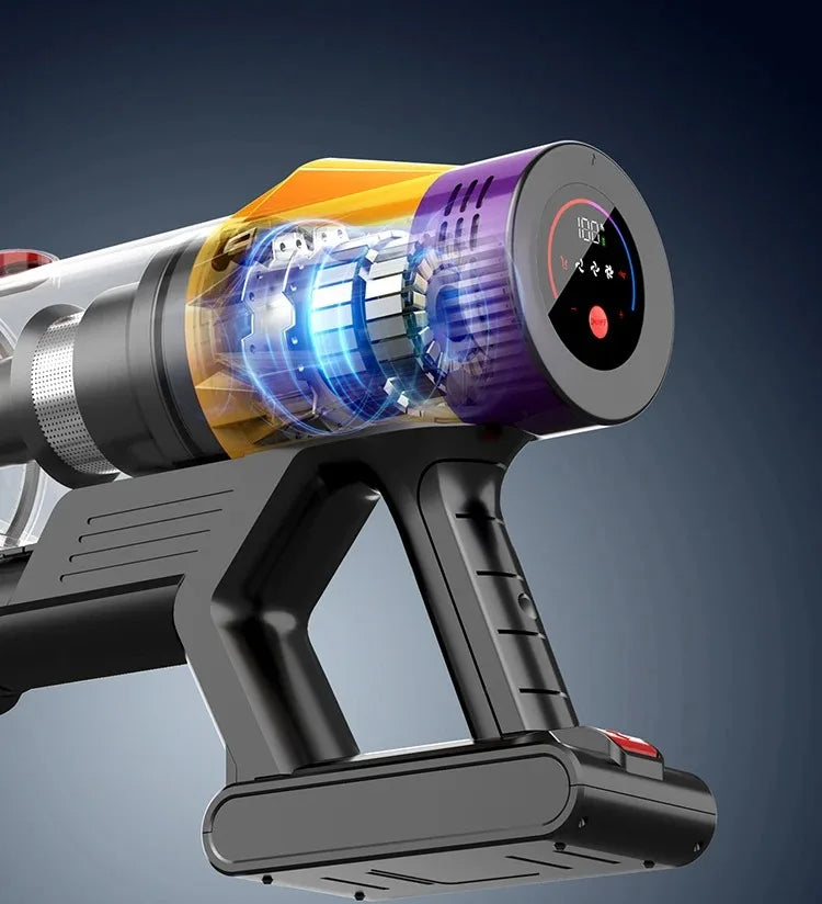 2025 MPQU V18 50kPa 550W Wireless Vacuum Cleaner Touch Control Screen Removable Battery 3 Power Mode Rechargeable Vacuum Cleaner