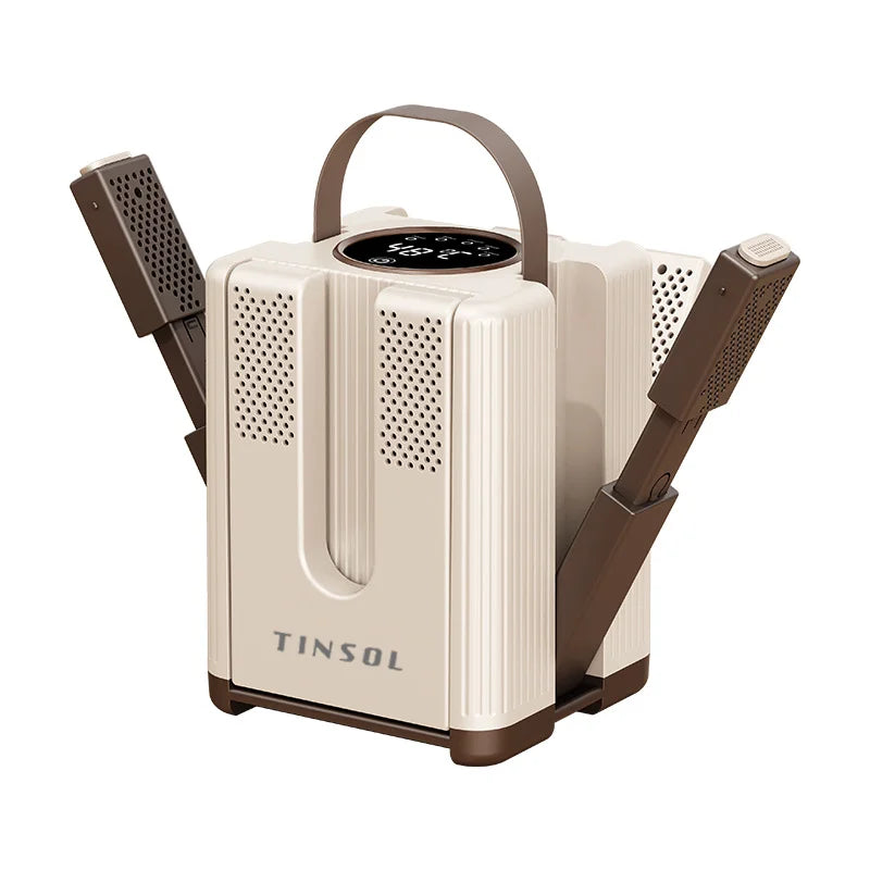 TINSOL New Six-Arm Folding Telescopic Shoe Dryer 220V Winter Deodorization Dehumidification Sterilization Shoe Dryer Socks Dryer