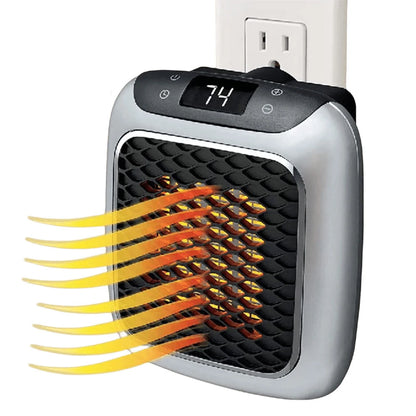 Portable Mini Heater for Home Office Bedroom Heating Fans Wall Mounted PTC Ceramic Electric Heater Plug In Space Warmer Machine