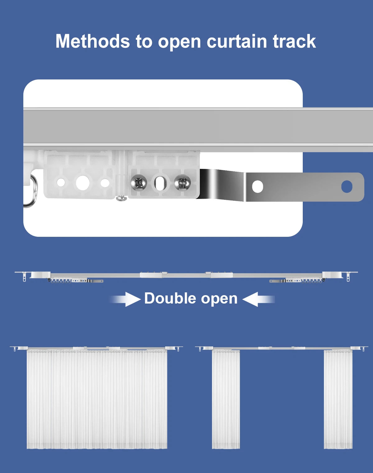 OneSmart Tuya Smart Life Wifi Zigbee Electric Smart Curtains Drive Motor Rail Rod Track System Support Google Assistant Alexa