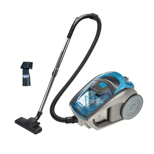 2800W 15000PA Bagless Cylindrical Vacuum Cleaner, Multi-Cyclonic Filtration, Corned Vacuum for Hard Floors, Carpets, Pet Hair