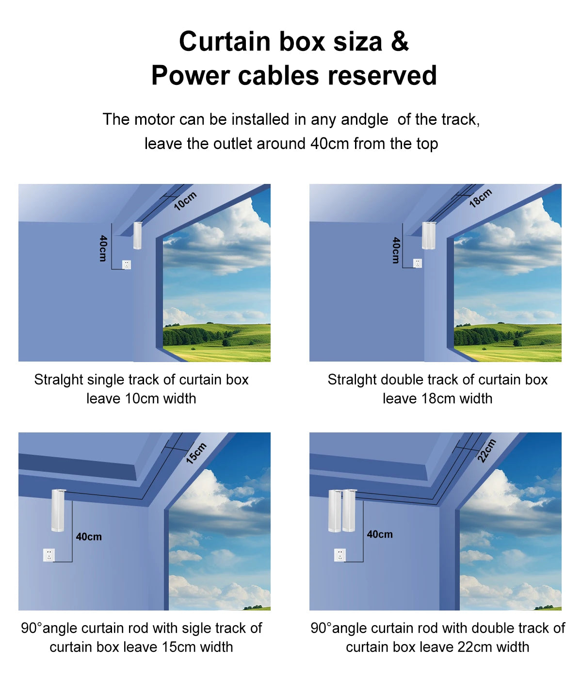 OneSmart Tuya Smart Life Wifi Zigbee Electric Smart Curtains Drive Motor Rail Rod Track System Support Google Assistant Alexa