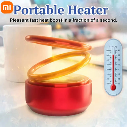 Xiaomi Portable Molecular Heater Double Ring Rotating Solar Powered Windshield Defroster Car Perfume Diffuser Molecular Heater