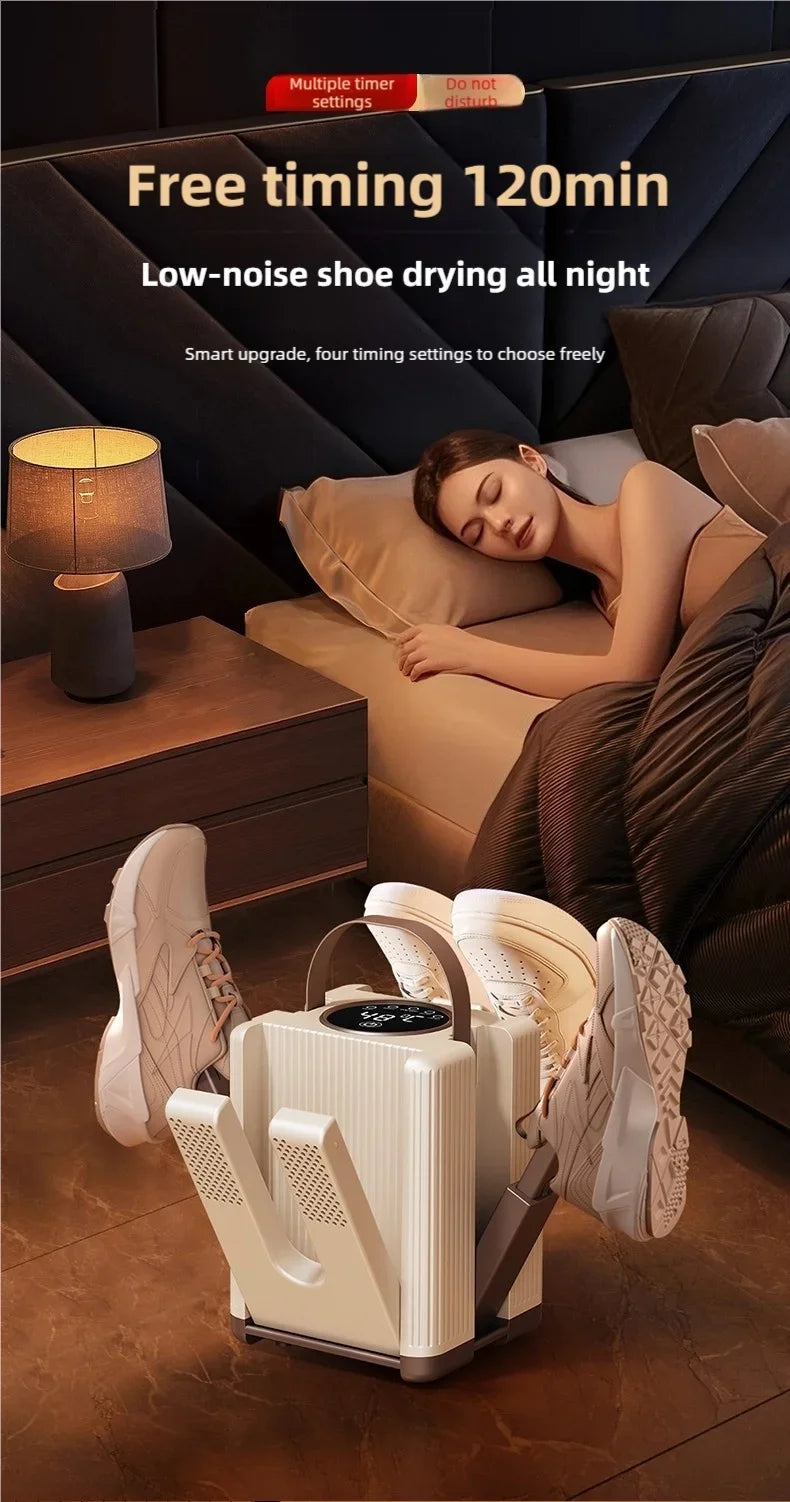 TINSOL New Six-Arm Folding Telescopic Shoe Dryer 220V Winter Deodorization Dehumidification Sterilization Shoe Dryer Socks Dryer