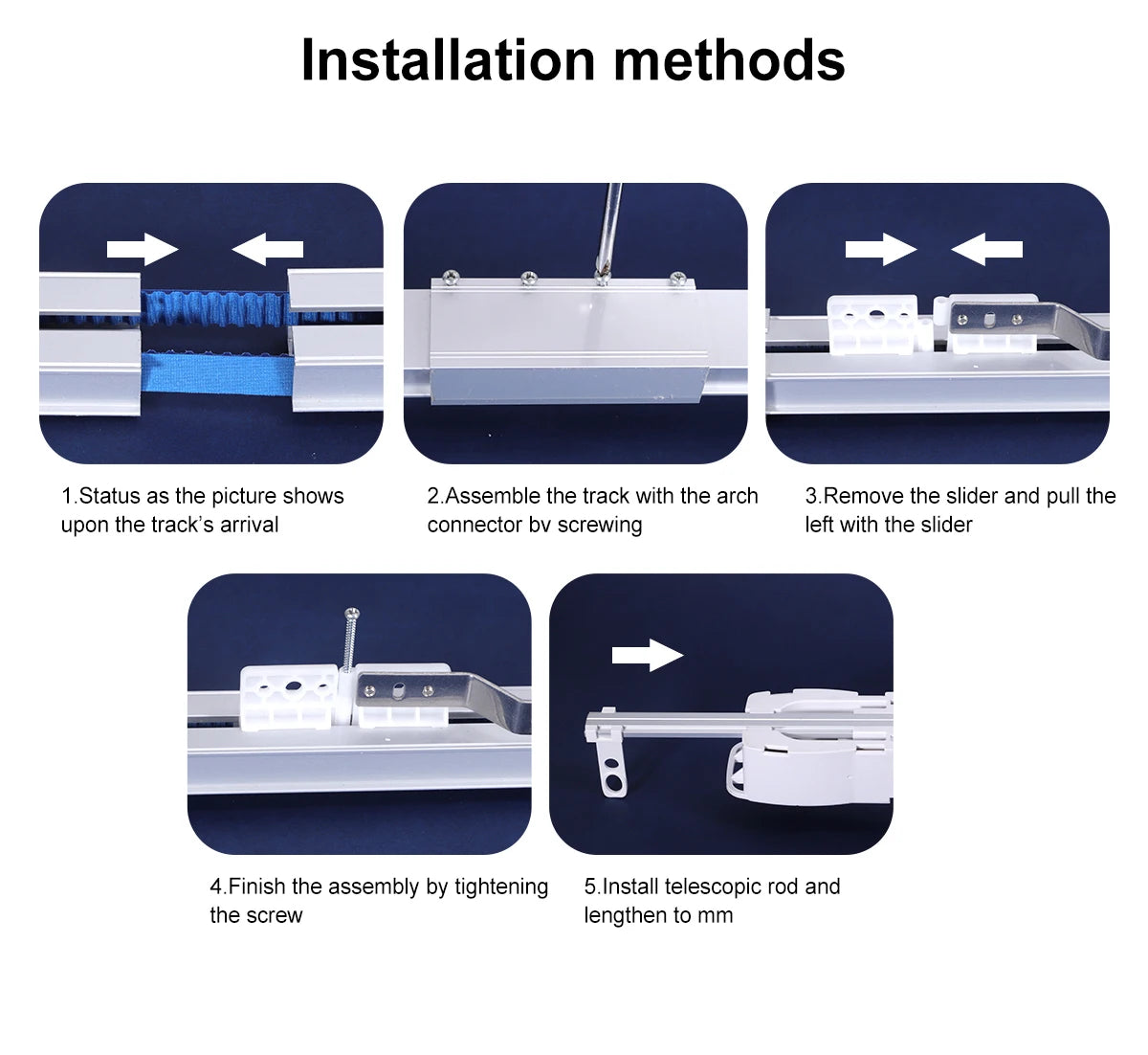 OneSmart Tuya Smart Life Wifi Zigbee Electric Smart Curtains Drive Motor Rail Rod Track System Support Google Assistant Alexa