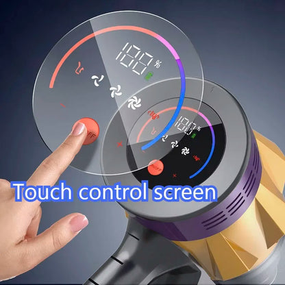 2025 MPQU V18 50kPa 550W Wireless Vacuum Cleaner Touch Control Screen Removable Battery 3 Power Mode Rechargeable Vacuum Cleaner