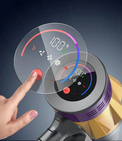 2025 MPQU V18 50kPa 550W Wireless Vacuum Cleaner Touch Control Screen Removable Battery 3 Power Mode Rechargeable Vacuum Cleaner