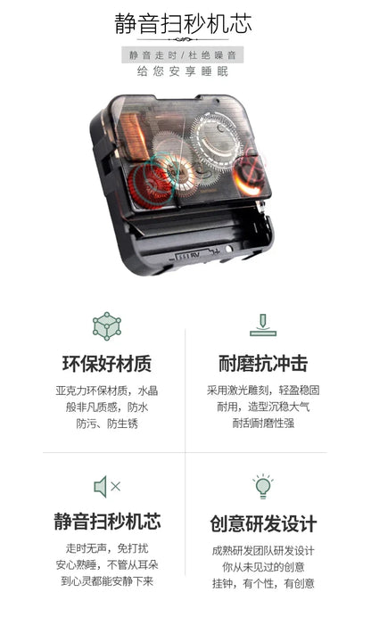 Nordic luxury Wall Clock Living Room Household Fashion Restaurant Decorative Painting Creative Wall Hanging Silent Clock