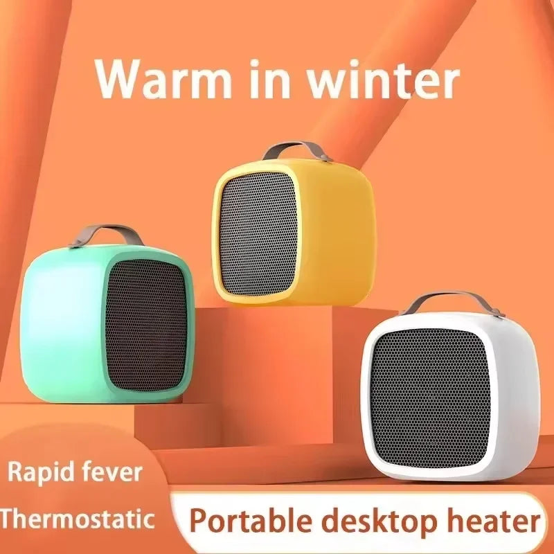 Xiaomi Mini Portable Heaters Desktop Mutes Fast Heating Warmer Fan 500W PTC-Ceramic Warm Air Heaters for Indoor Office Winter