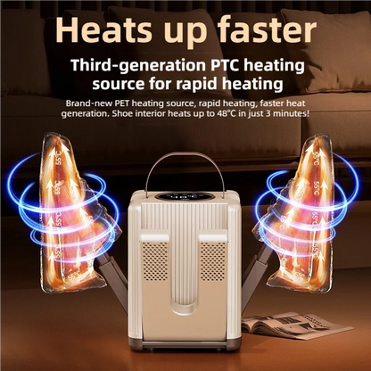 TINSOL New Six-Arm Folding Telescopic Shoe Dryer 220V Winter Deodorization Dehumidification Sterilization Shoe Dryer Socks Dryer