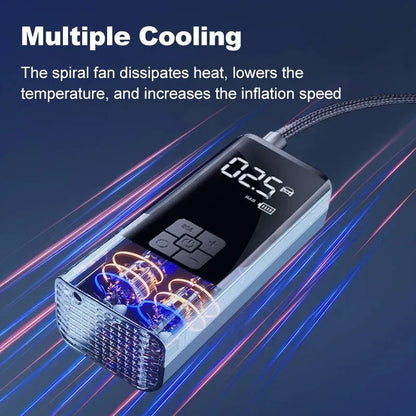 Wireless Air Pump Air Compressor Tire Ball Inflator Led Light Tire Inflator 150Psi Electric for Cars Motorcycles Bicycles